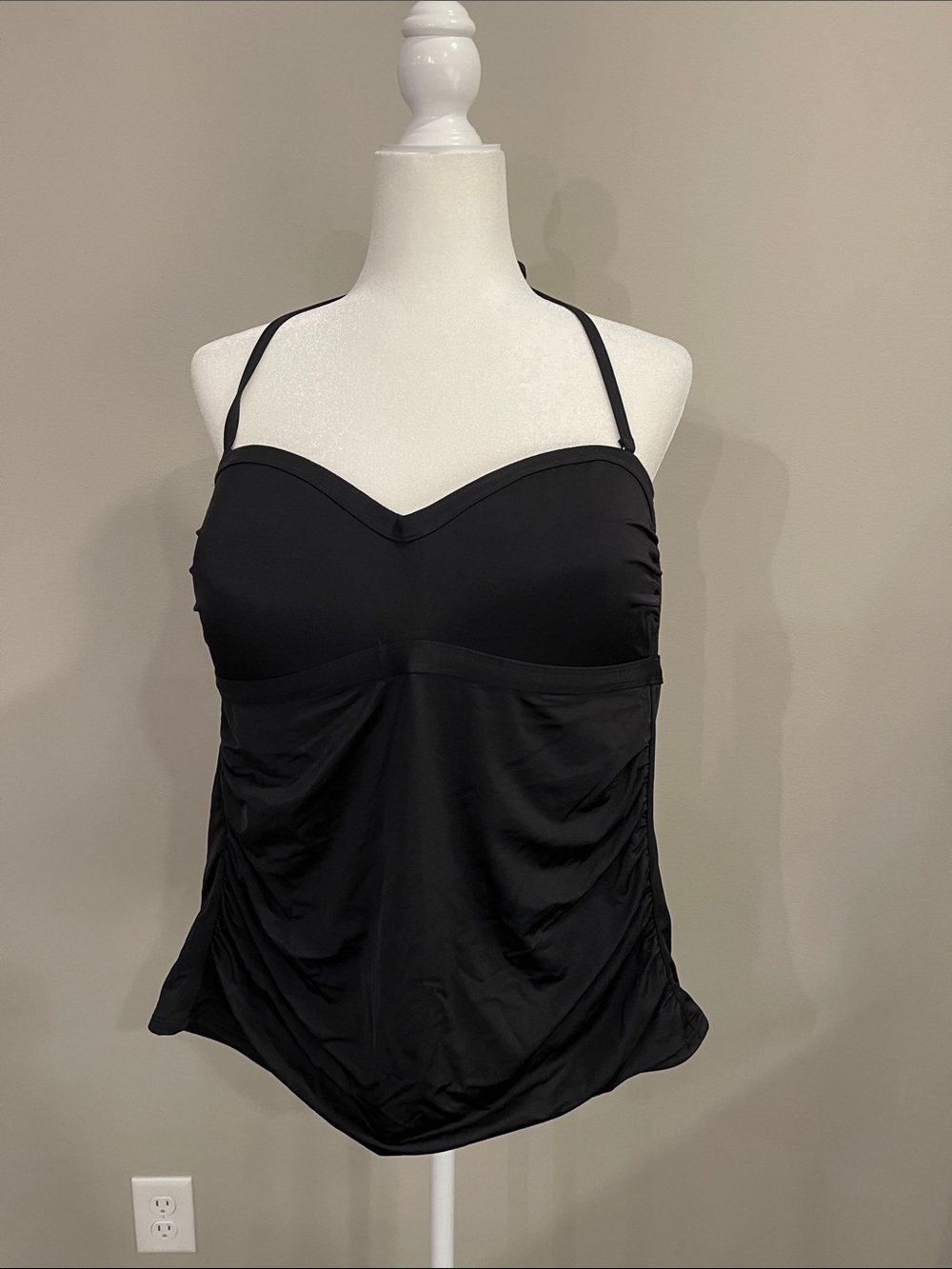 Athleta Tankini Swim Top with Adjustable Straps